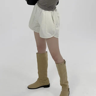 Peony padded shorts