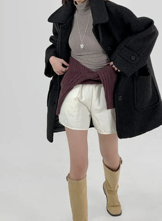 Peony padded shorts
