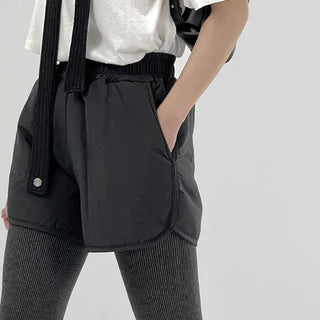 Peony padded shorts