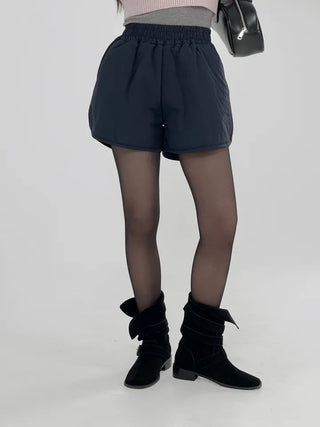 Peony padded shorts