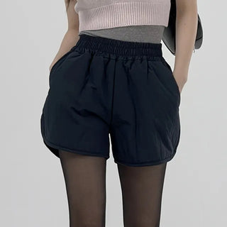 Peony padded shorts
