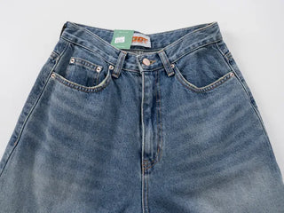 J Check Layer Back Damage Wide Pants