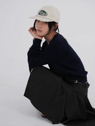 Ana Asymmetrical Flat Midi Skirt