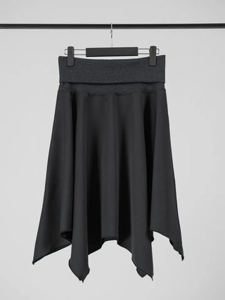 Ana Asymmetrical Flat Midi Skirt