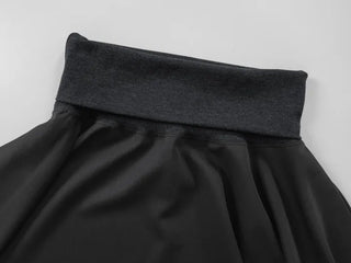 Ana Asymmetrical Flat Midi Skirt