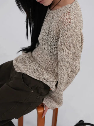 Amo Belt Heathered Knit