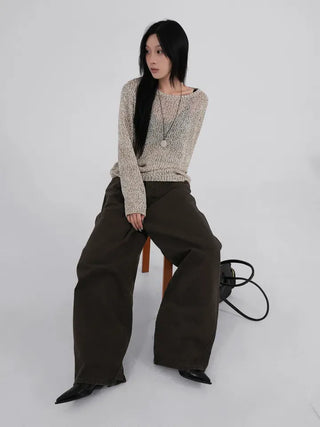 Amo Belt Heathered Knit