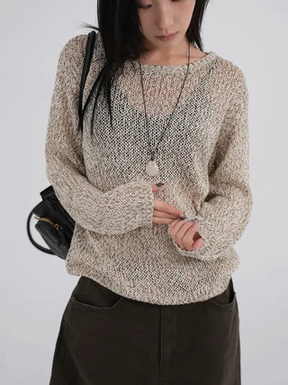 Amo Belt Heathered Knit