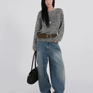 Amo Belt Heathered Knit