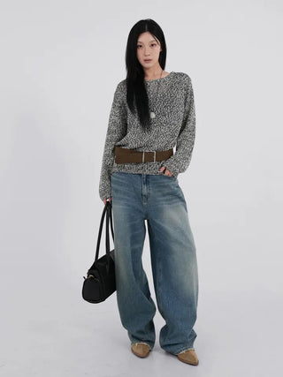 Amo Belt Heathered Knit