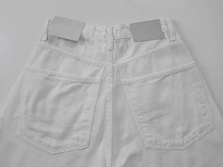 Collar Studded Line Balloon Cotton Pants
