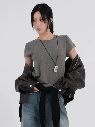 Moa Basic Semi-Slim Short Sleeve
