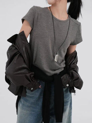 Moa Basic Semi-Slim Short Sleeve