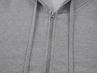 Orin Big Number Two-Way Oversized Zip-Up Hoodie