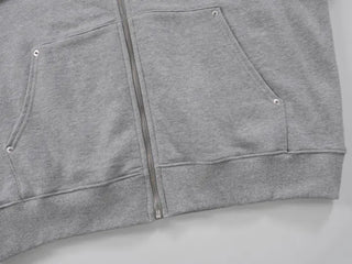 Orin Big Number Two-Way Oversized Zip-Up Hoodie