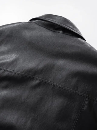 Lair Sheepskin Over Leather Jacket