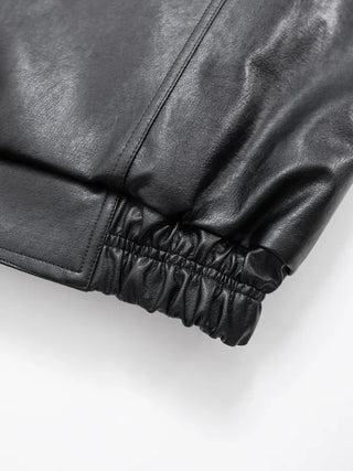 Lair Sheepskin Over Leather Jacket