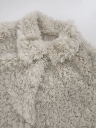 Poe cropped fur jacket