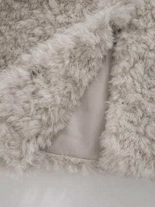 Poe cropped fur jacket