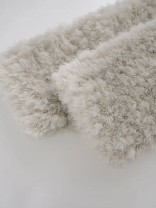 Poe cropped fur jacket