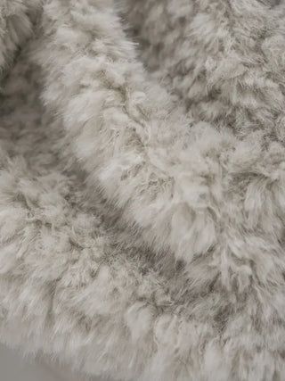 Poe cropped fur jacket