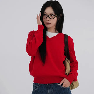 Dica Cashmere V-Neck Knit