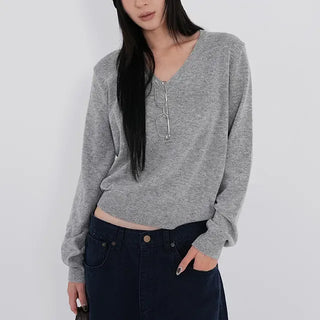 Dica Cashmere V-Neck Knit