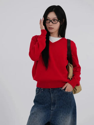 Dica Cashmere V-Neck Knit