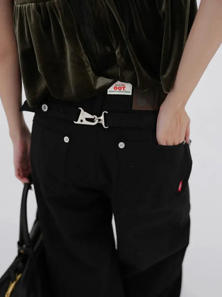 Jet Back Biz Hook Wide Long Pants