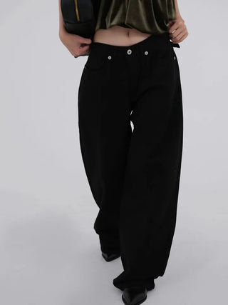 Jet Back Biz Hook Wide Long Pants