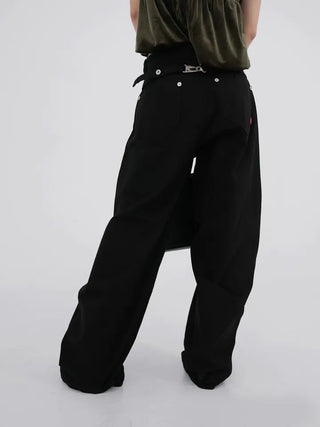 Jet Back Biz Hook Wide Long Pants