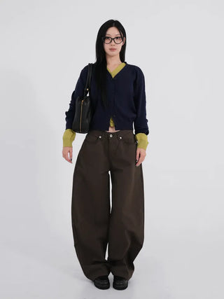 Jet Back Biz Hook Wide Long Pants