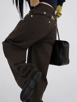 Jet Back Biz Hook Wide Long Pants