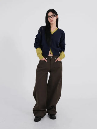 Jet Back Biz Hook Wide Long Pants