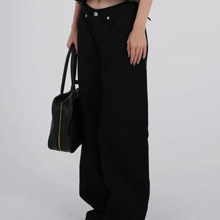 Jet Back Biz Hook Wide Long Pants
