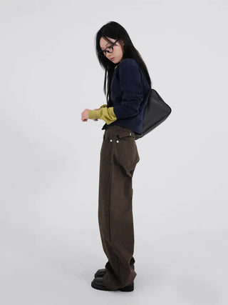 Jet Back Biz Hook Wide Long Pants