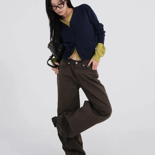 Jet Back Biz Hook Wide Long Pants