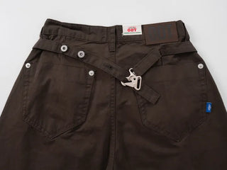 Jet Back Biz Hook Wide Long Pants