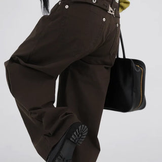 Jet Back Biz Hook Wide Long Pants