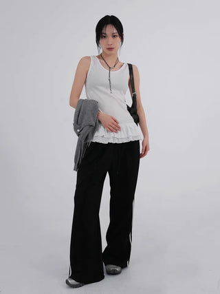 Miff Arc Jersey Track Banding Pants