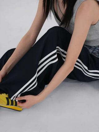 Miff Arc Jersey Track Banding Pants