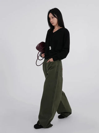 Bio Vintage Wide Fit Pocket Pants