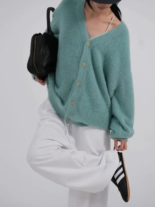 Lee Know Mohair Angora Cardigan