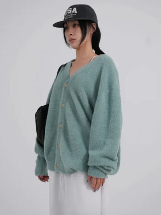 Lee Know Mohair Angora Cardigan