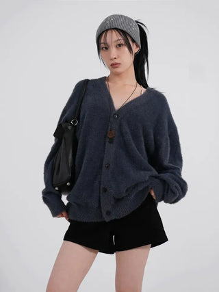 Lee Know Mohair Angora Cardigan