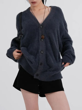 Lee Know Mohair Angora Cardigan