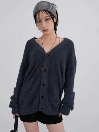 Lee Know Mohair Angora Cardigan