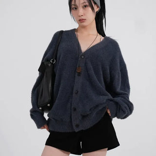 Lee Know Mohair Angora Cardigan