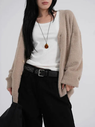 Lee Know Mohair Angora Cardigan