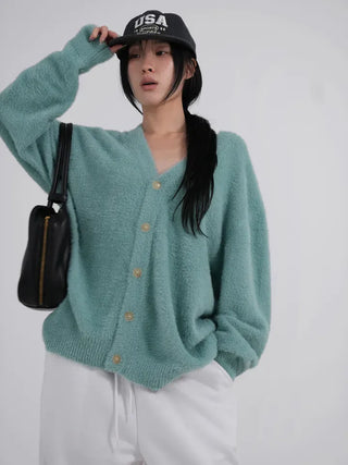 Lee Know Mohair Angora Cardigan